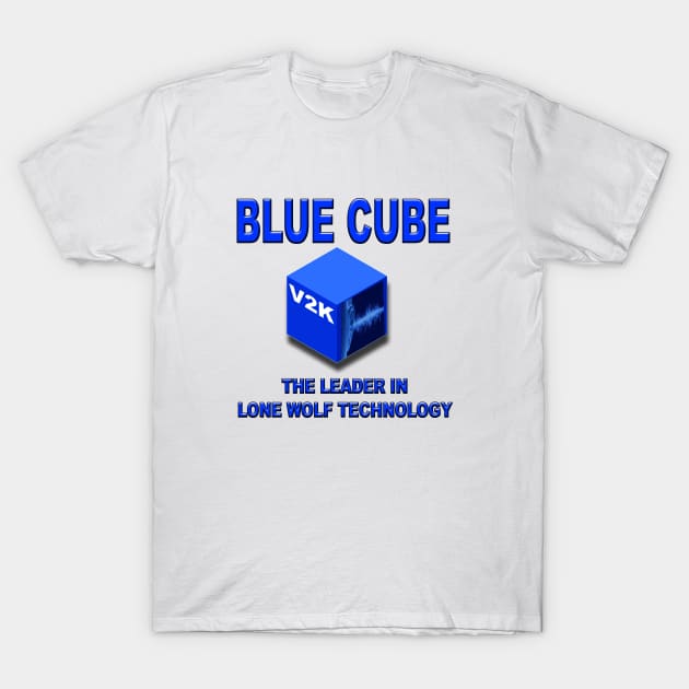 Blue Cube Tee T-Shirt by Lookoutfa Charlie